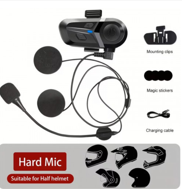 AURICULARES INALAMBRICOS PARA CASCO DE MOTO JS-8
